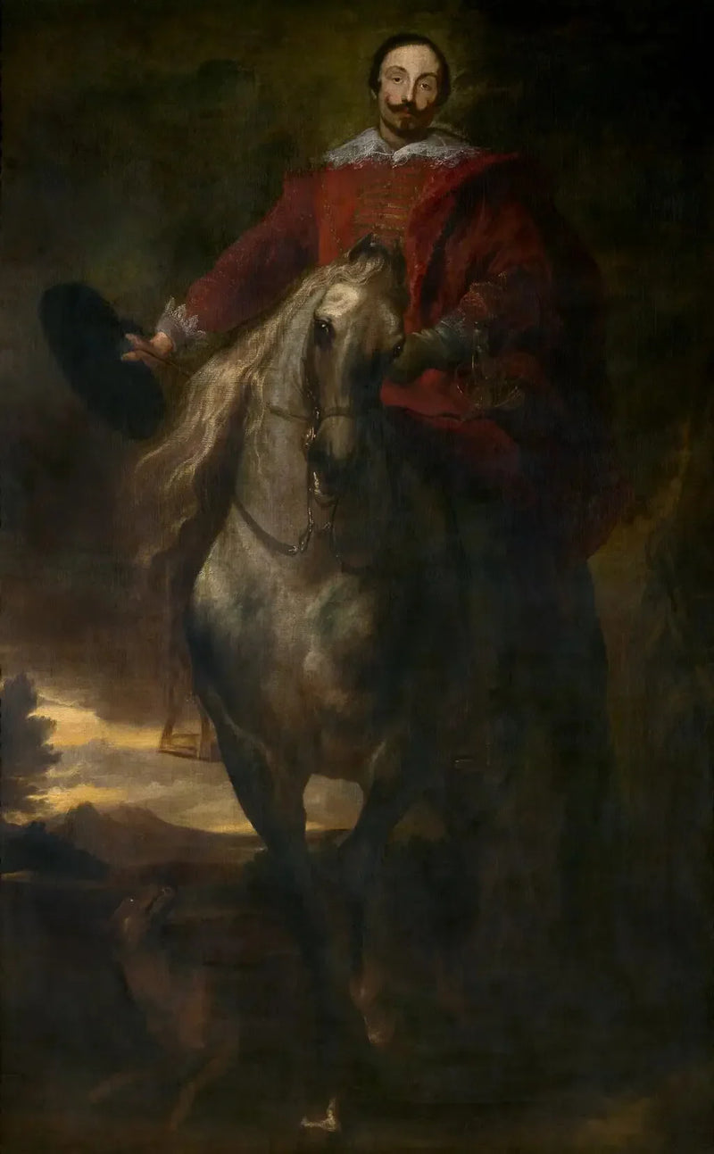 Ratsastajaporträtti maalannut Cornelis de Wael - Antoine van Dyck