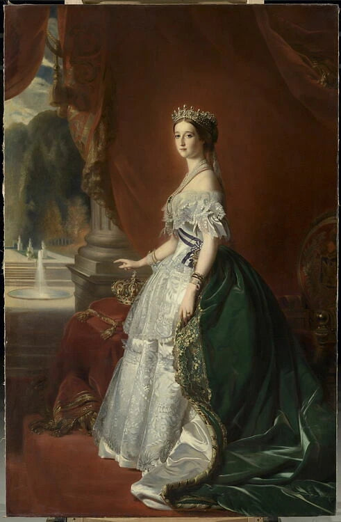 Portrait d'Eugénie de Montijo, impératrice des Français - Franz Xaver Winterhalter