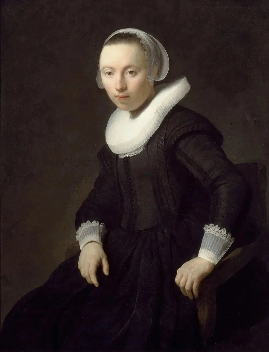 Istuva nainen - Rembrandt