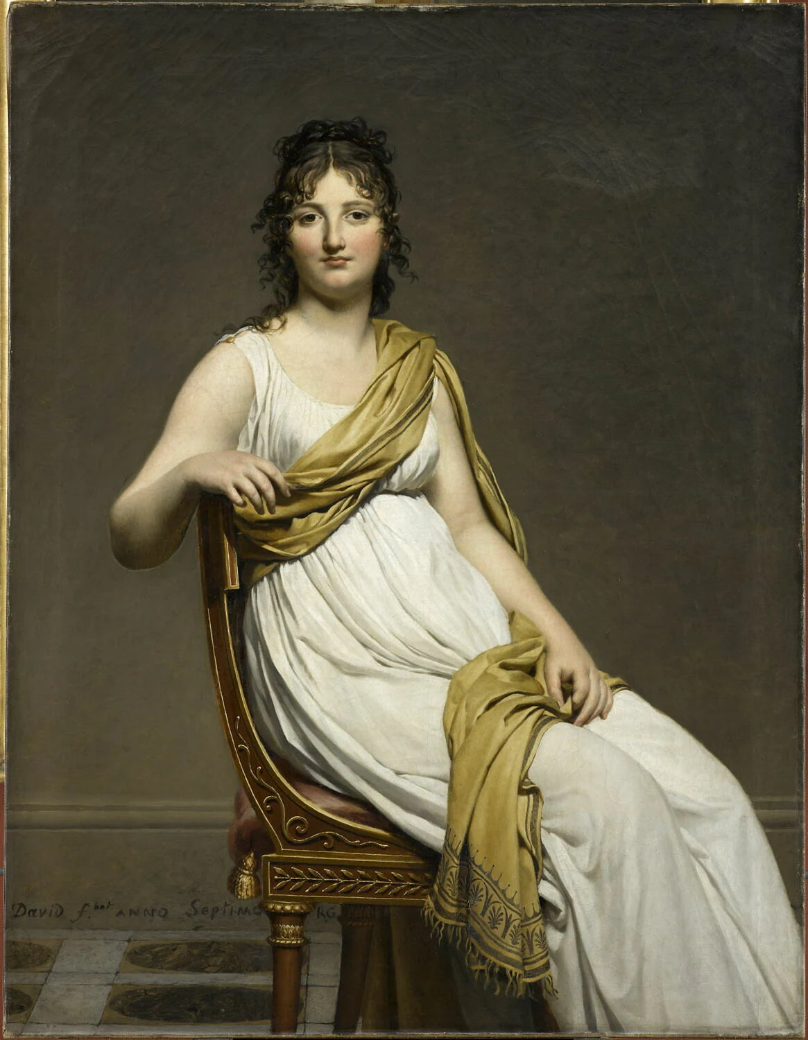 Portrait d'Henriette de Verninac, née Delacroix (1780-1827) - Jacques-Louis David