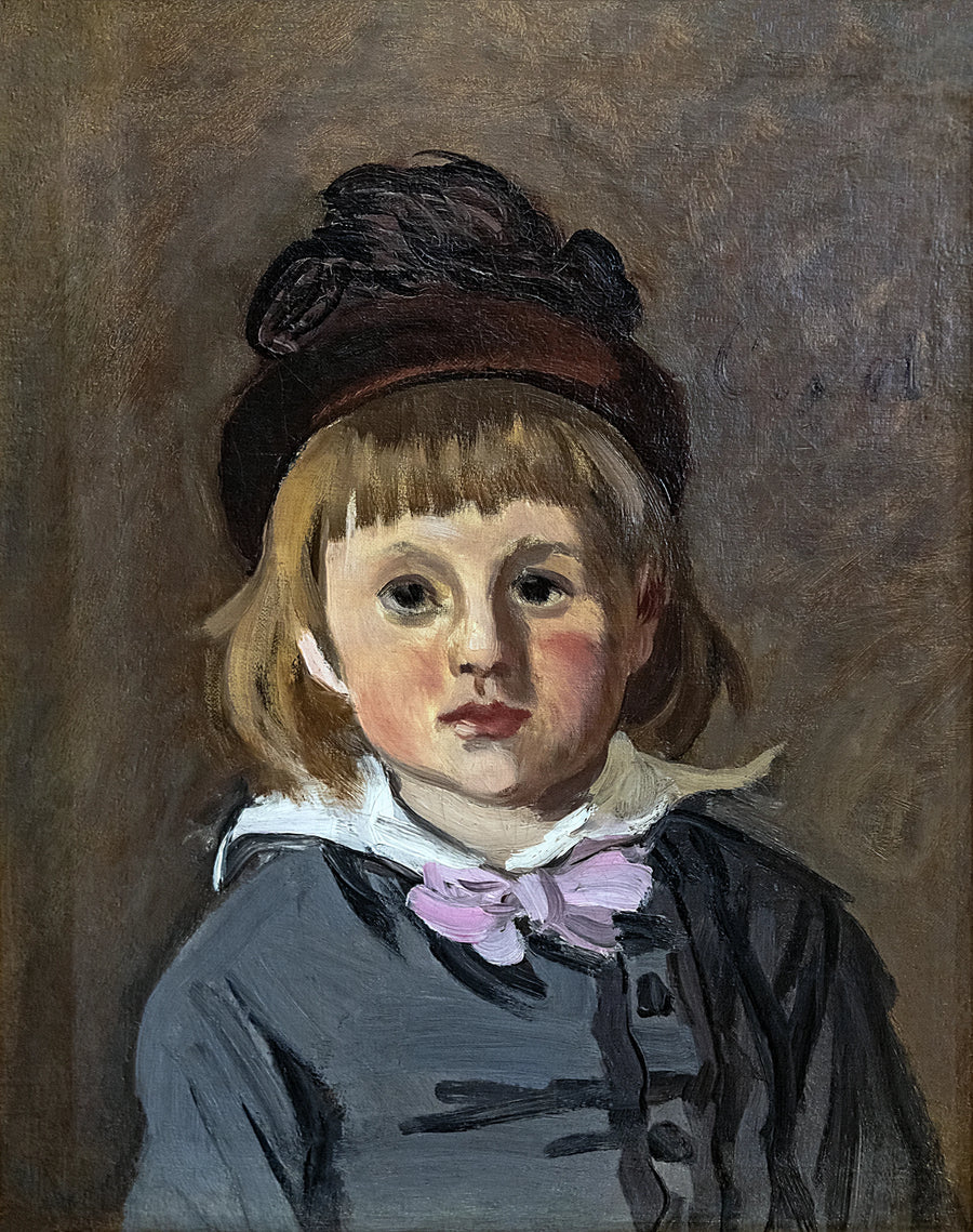 Jean Monetin muotokuva W142-pompom-lippiksessä - Claude Monet