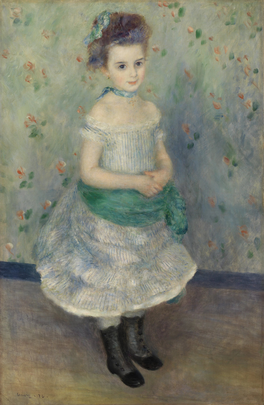Jeanne Durand-Ruelin muotokuva (Mlle. J:n muotokuva) - Pierre-Auguste Renoir