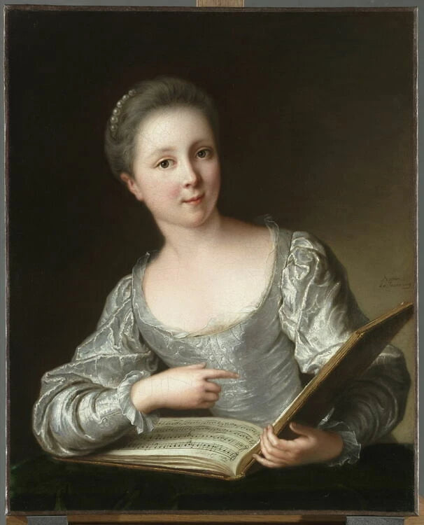 Portrait de jeune femme - Jean-Marc Nattier