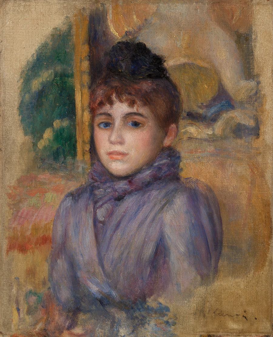 Nuoren naisen muotokuva - Pierre-Auguste Renoir