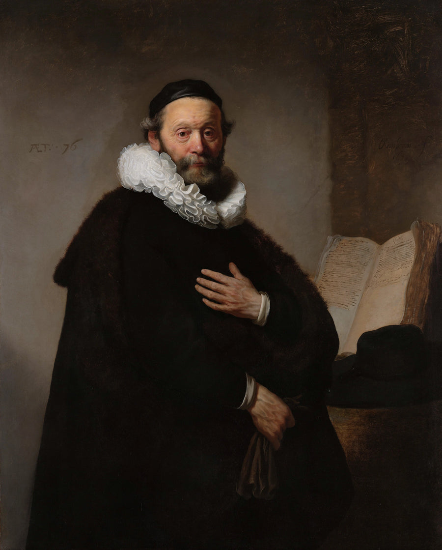Johannes Wtenbogaertin muotokuva - Rembrandt