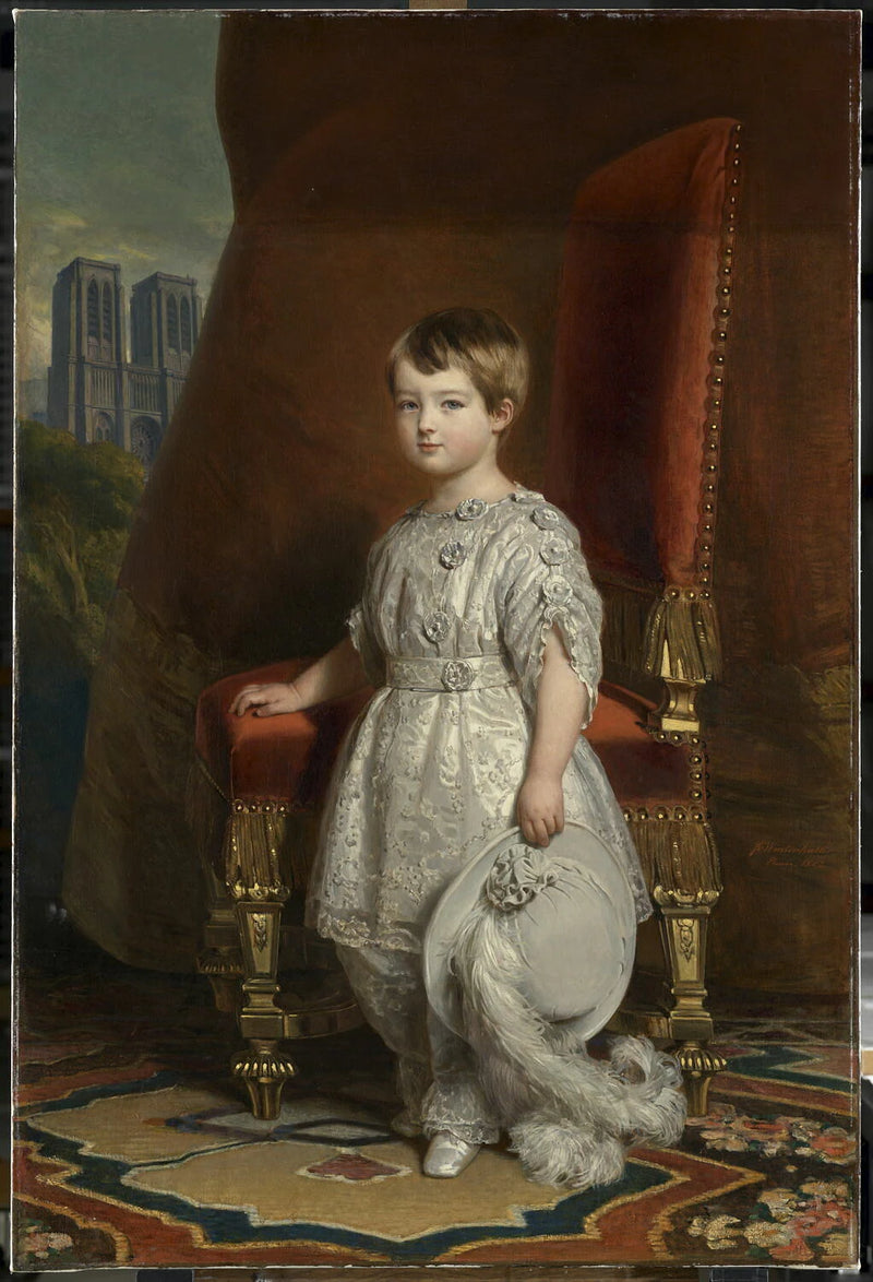 Portrait de Louis-Philippe Albert d'Orléans, comte de Paris (1838-1894) - Franz Xaver Winterhalter