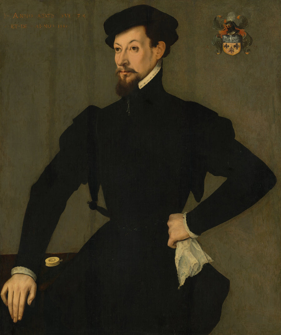 Portrait d'un membre de la famille Quaratesi - French 16th Century