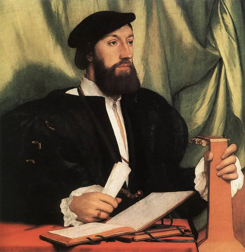 Miehen muotokuva luteineen - Hans Holbein nuorempi