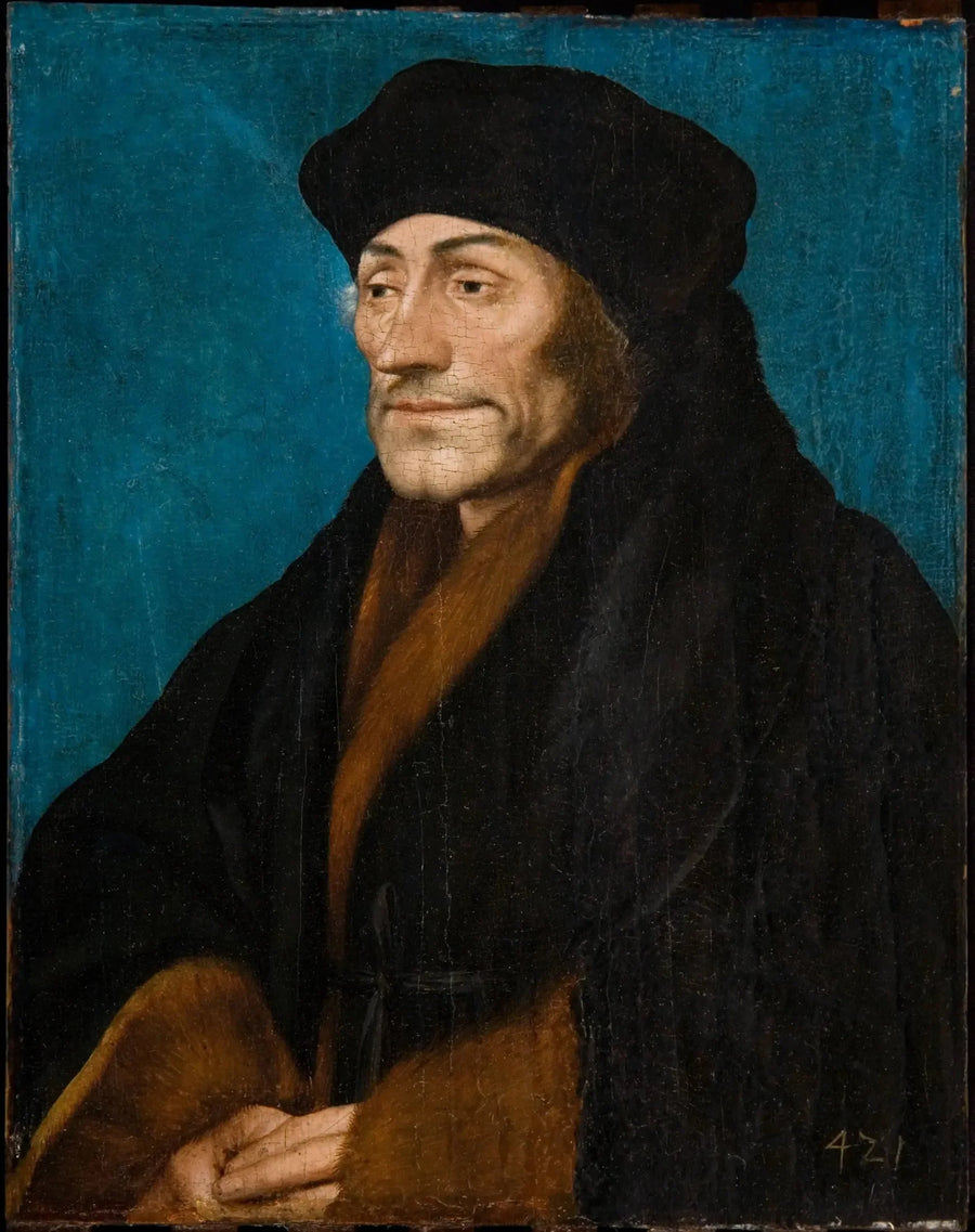 Erasmus Rotterdamin muotokuva - Hans Holbein nuorempi