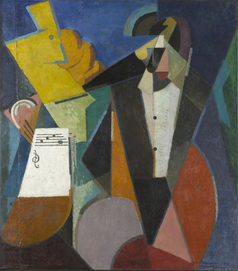 Igor Stravinskyn muotokuva - Albert Gleizes