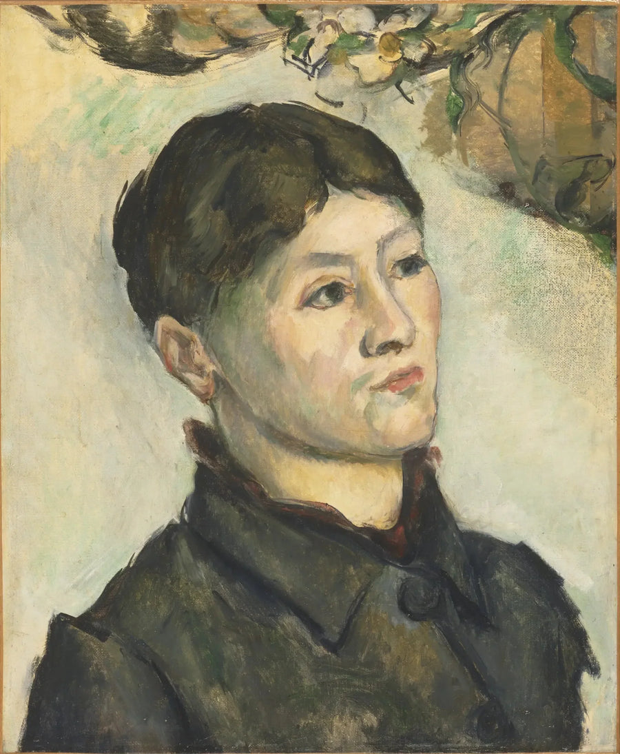 Madame Cézannen muotokuva - Paul Cézanne