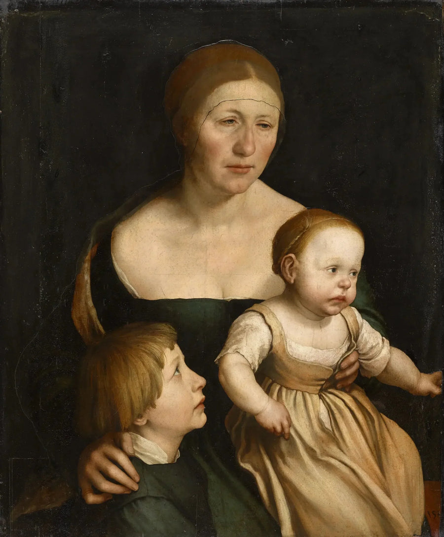 Taiteilijan perheen muotokuva - Hans Holbein nuorempi