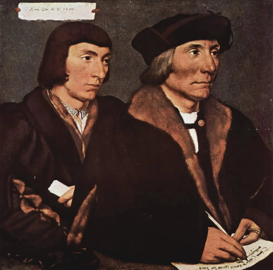 Thomas Godsalven ja hänen poikansa Johnin muotokuva - Hans Holbein nuorempi