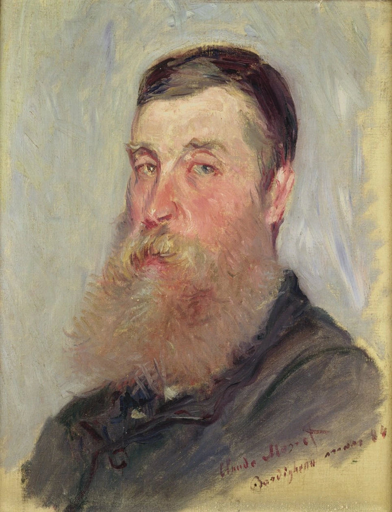 Muotokuva englantilaisesta taidemaalarista Bordighera W886 - Claude Monet