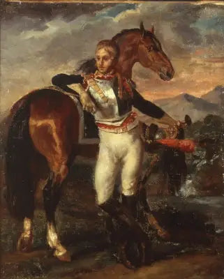 Jälkikäteen tehty muotokuva luutnantti Legrandista - Théodore Géricault