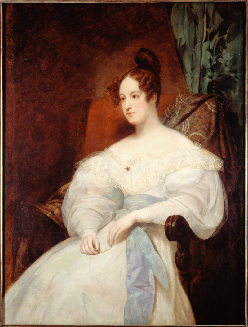 Arvioitu muotokuva prinsessa Louise d'Orléansista - Ary Scheffer
