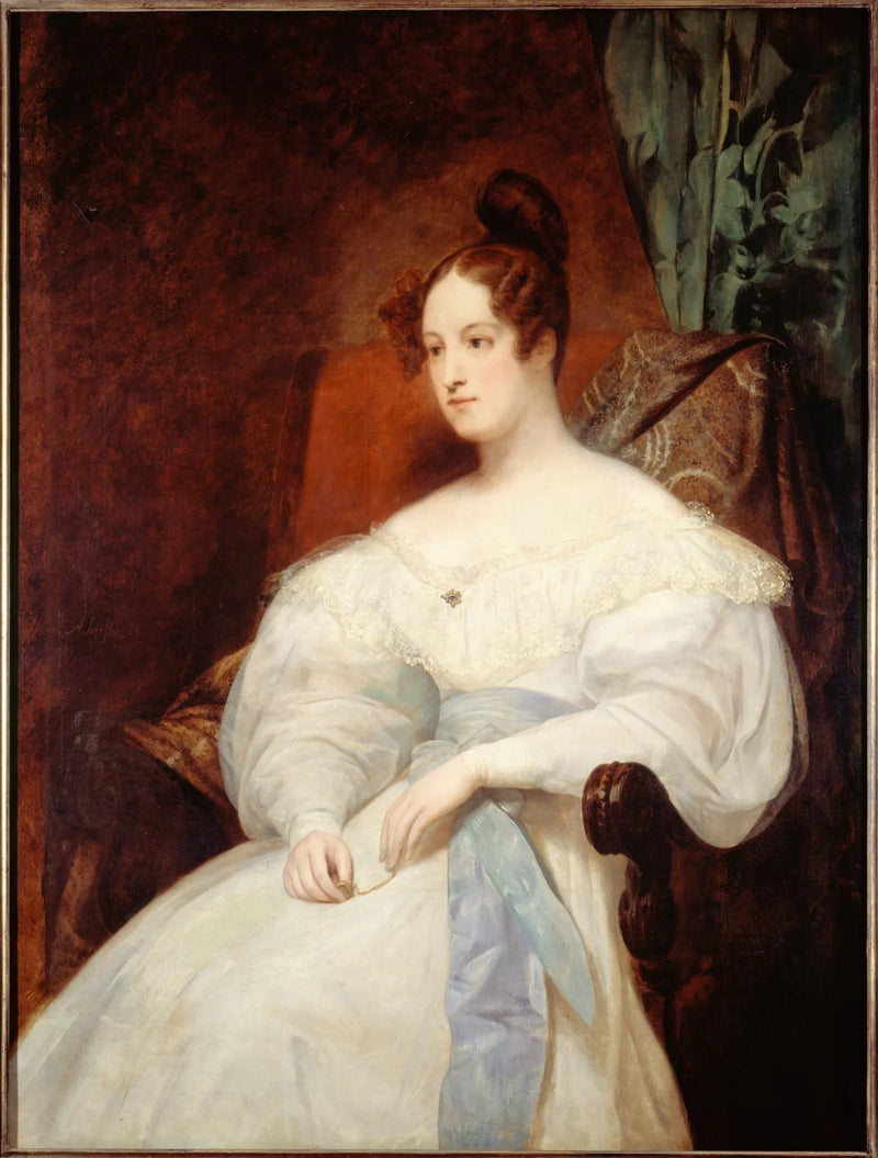 Arvioitu muotokuva prinsessa Louise d'Orléansista - Ary Scheffer