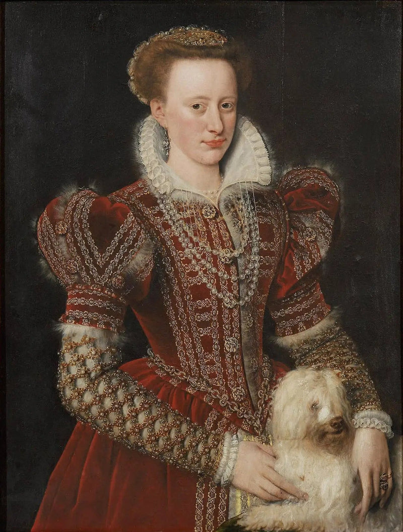 Arvioitu muotokuva Marguerite de France (1553-1615) - François Clouet