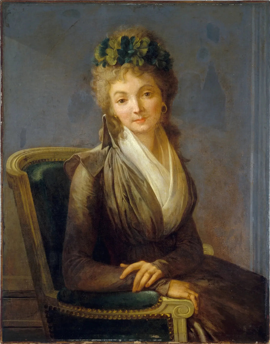Portraitti oletettu Lucile Desmoulinsista (1771-1794) - Louis-Léopold Boilly