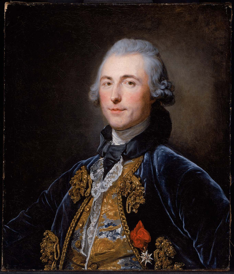 Portraitti oletettu Dameryn ritarista - Jean-Baptiste Greuze