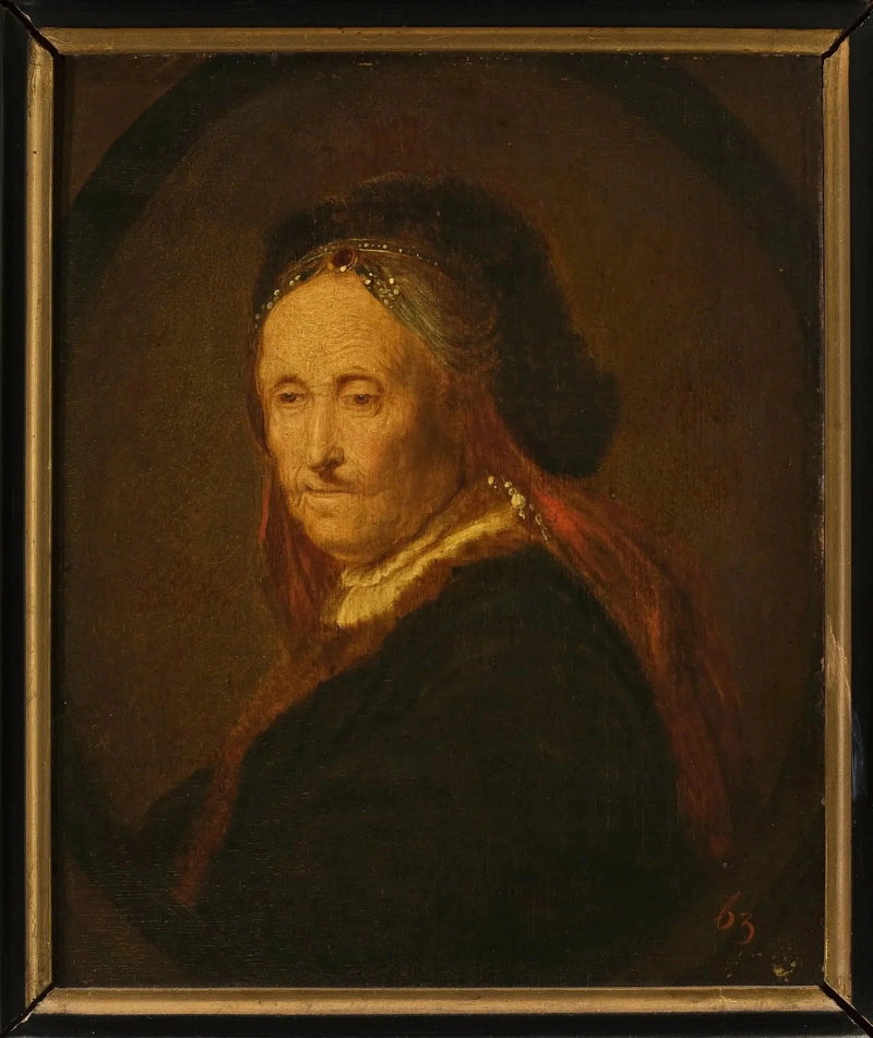 Rembrandtin äidin muotokuva (?) - Rembrandt