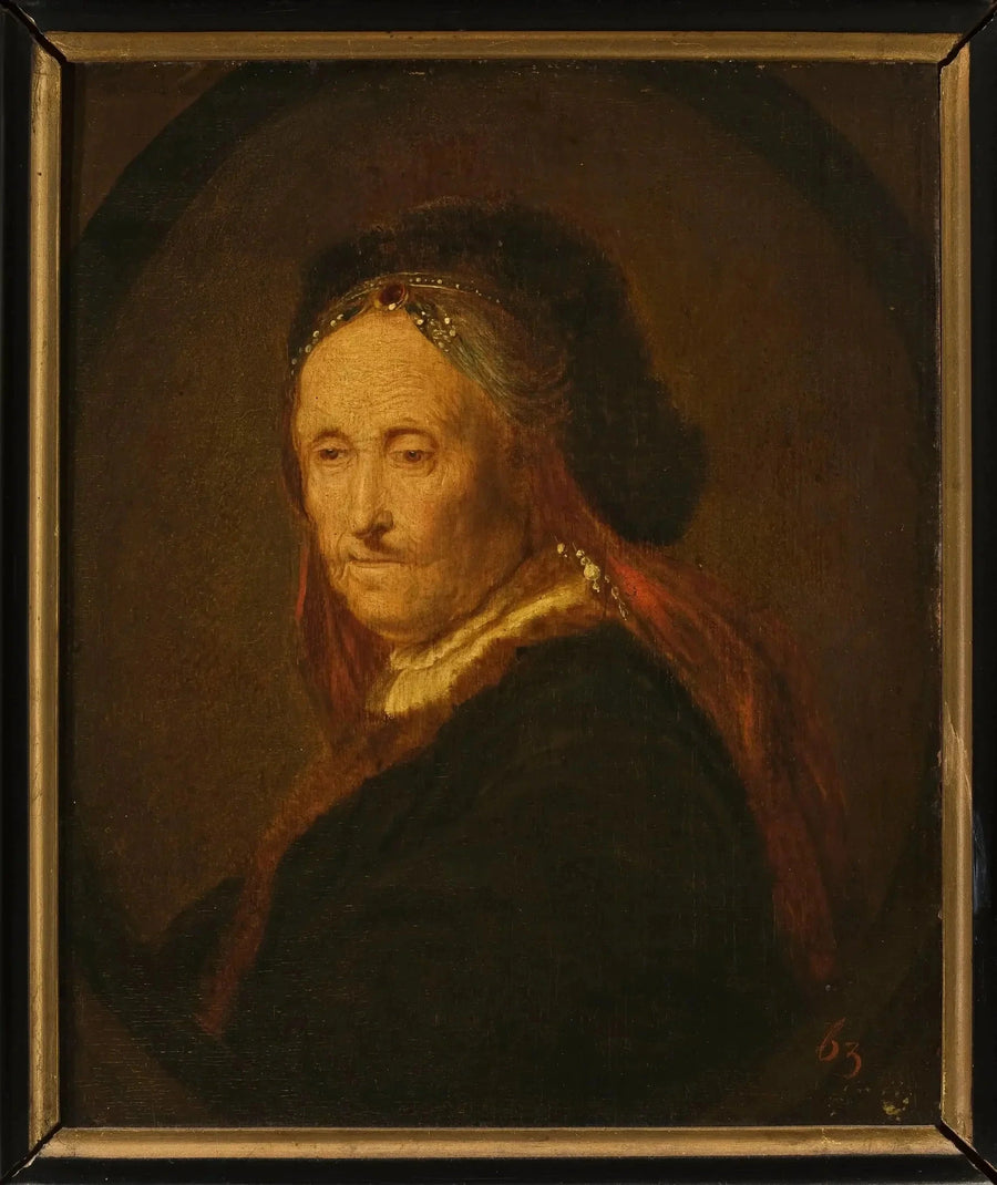 Rembrandtin äidin muotokuva (?) - Rembrandt