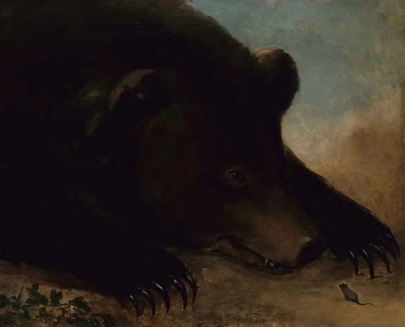 Eläimen ja hiiren muotokuvia, luonnollisen kokoiset - George Catlin