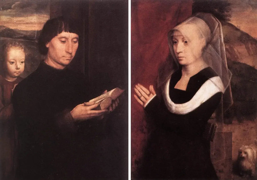 Kaksien lahjoittajien muotokuvia - Hans Memling