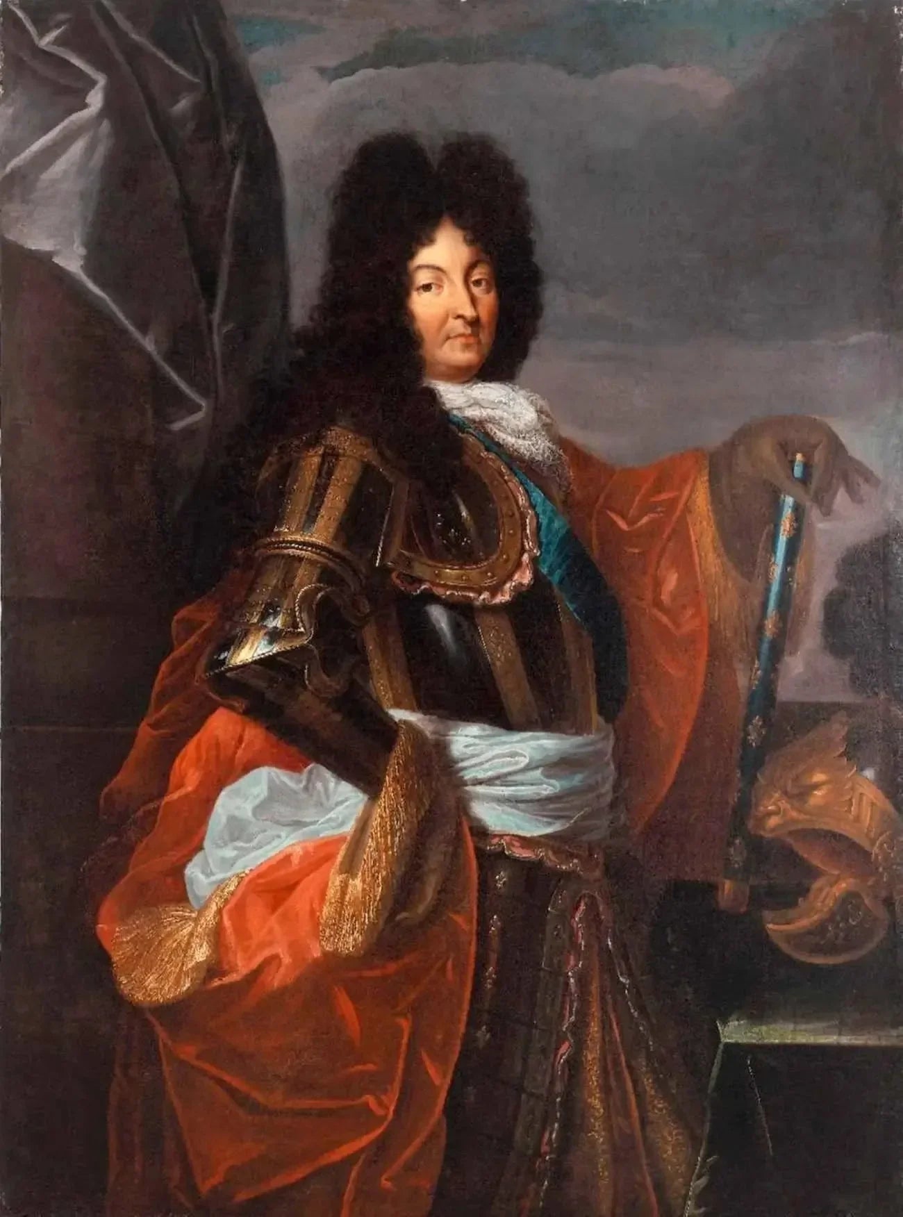 Portret Ludwika XIV (1638-1715) - Hyacinthe Rigaud image 1 tableau peint à l’huile sur toile