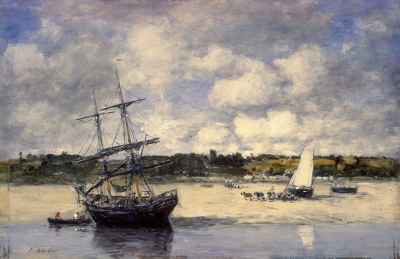 Portrieux - Matala ranta - Eugène Boudin