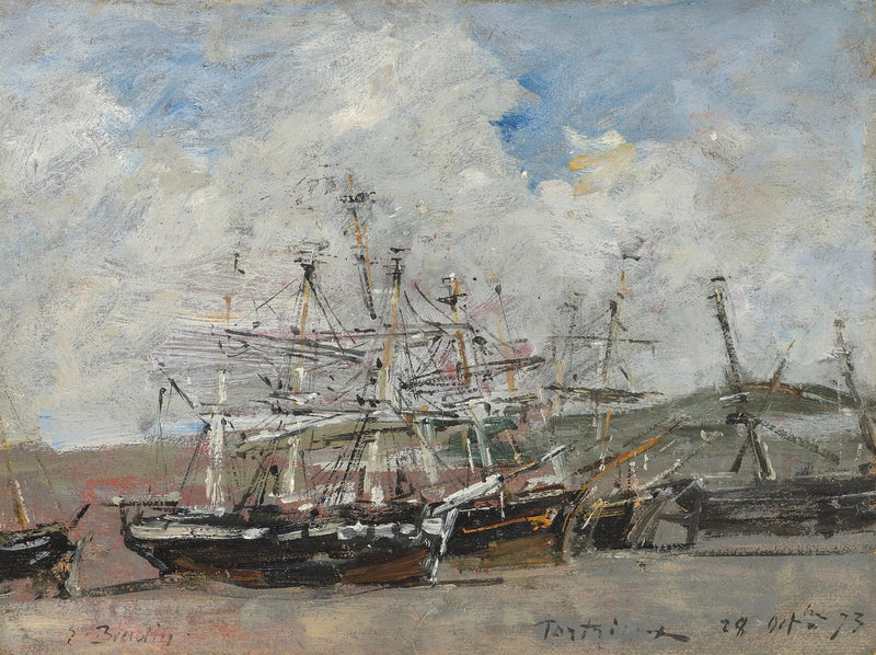 Portrieux. Matala satama - Eugène Boudin