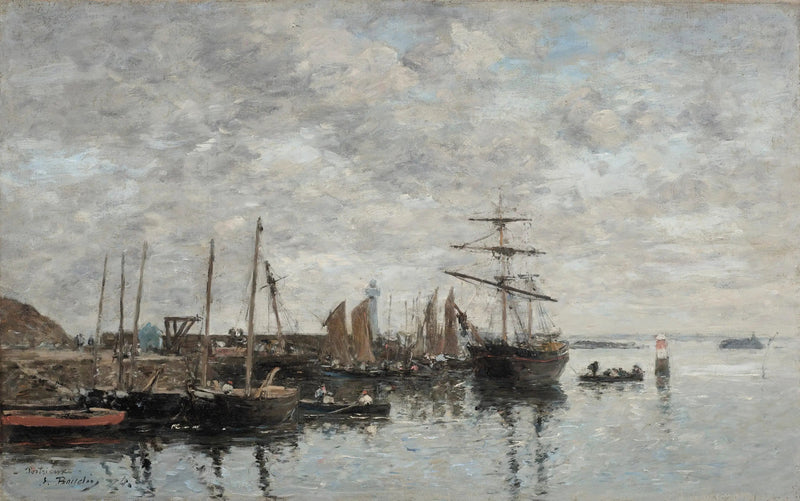 Portrieux, satama - Eugène Boudin