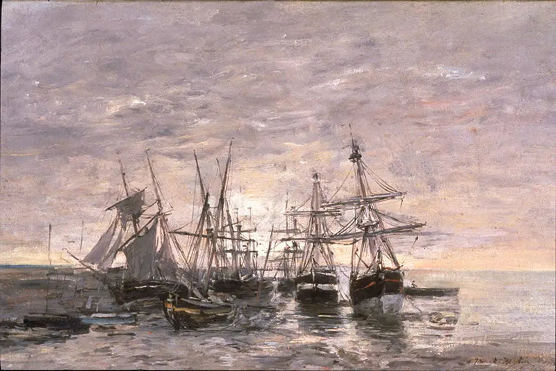 Portrieux - Alhaalla oleva vuorovesi - Eugène Boudin
