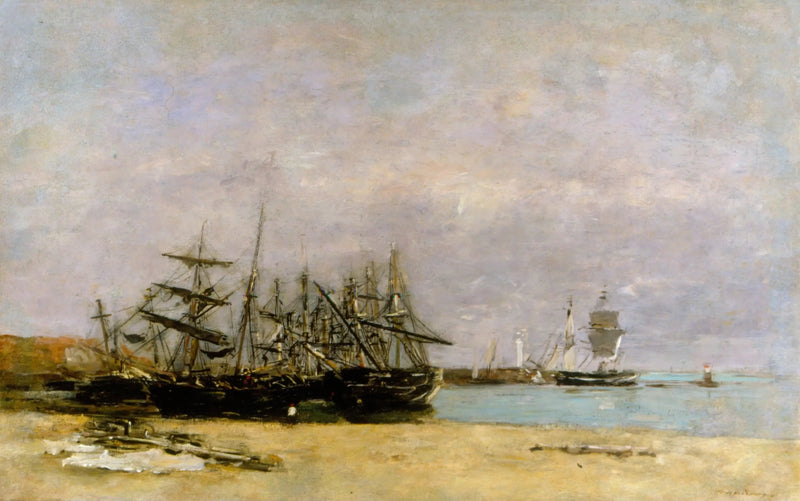 Portrieux - Haaksirikkoutuneet alukset - Eugène Boudin