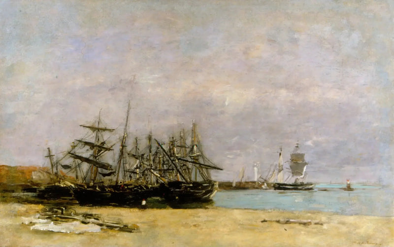 Portrieux - Haaksirikkoutuneet alukset - Eugène Boudin