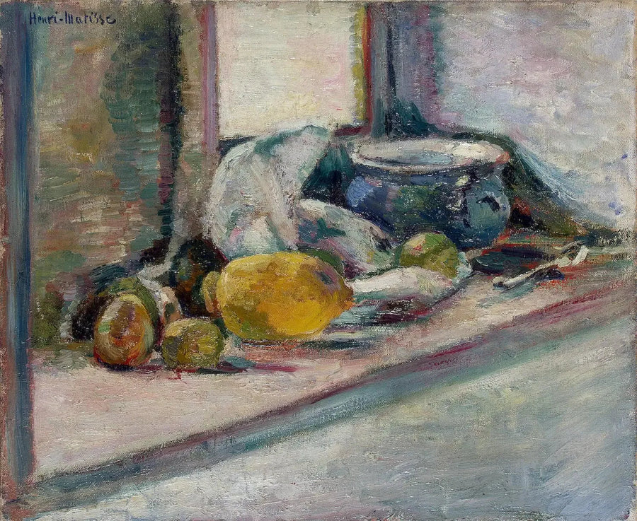 Sininen savi ja sitruuna - Henri Matisse