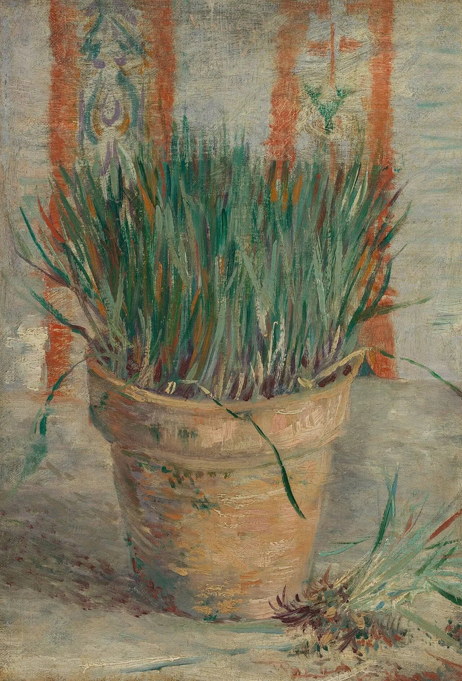 Kukkaruukku valkosipuliruohoineen - Vincent van Gogh