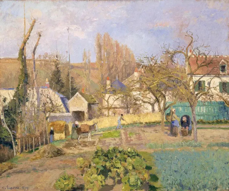 L'Hermitage-kasvimaat, Pontoise - Camille Pissarro