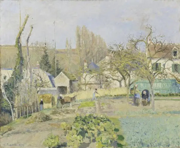 L'Hermitage-kasvimaat, Pontoise - Camille Pissarro