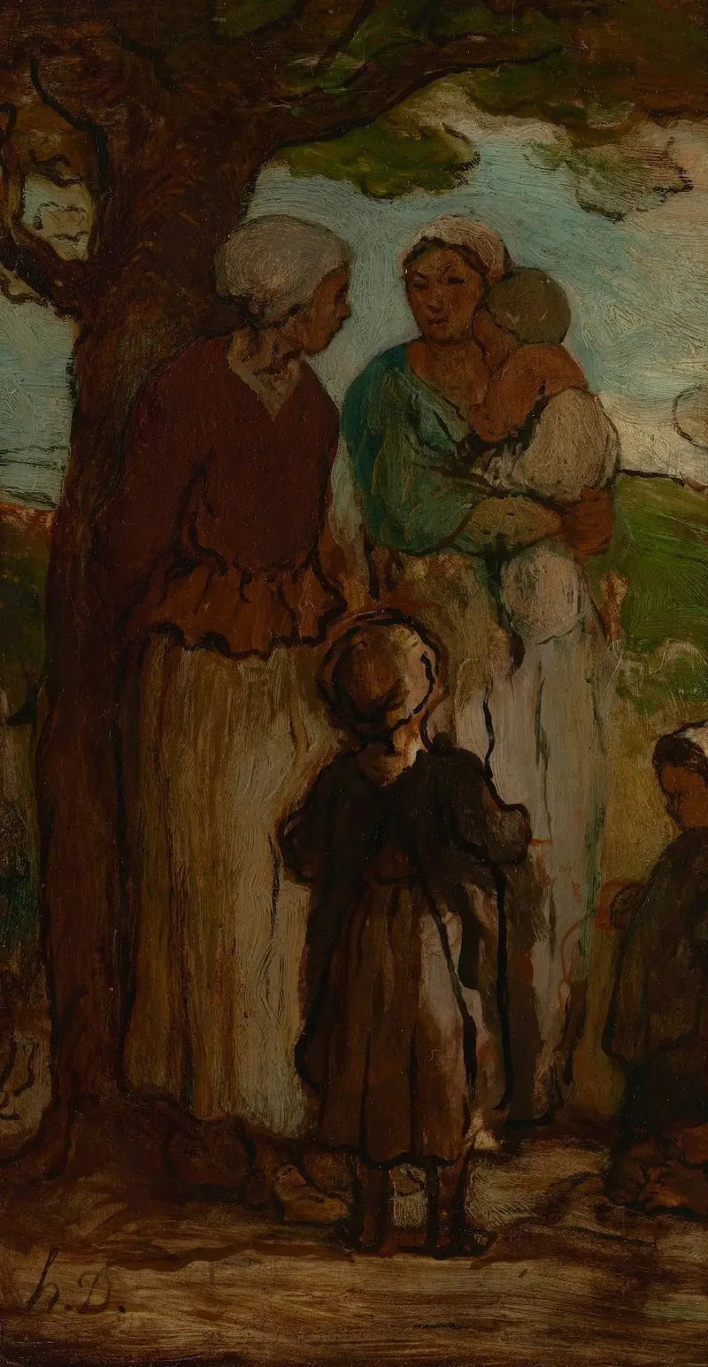 Naapuruston juorut - Honoré Daumier
