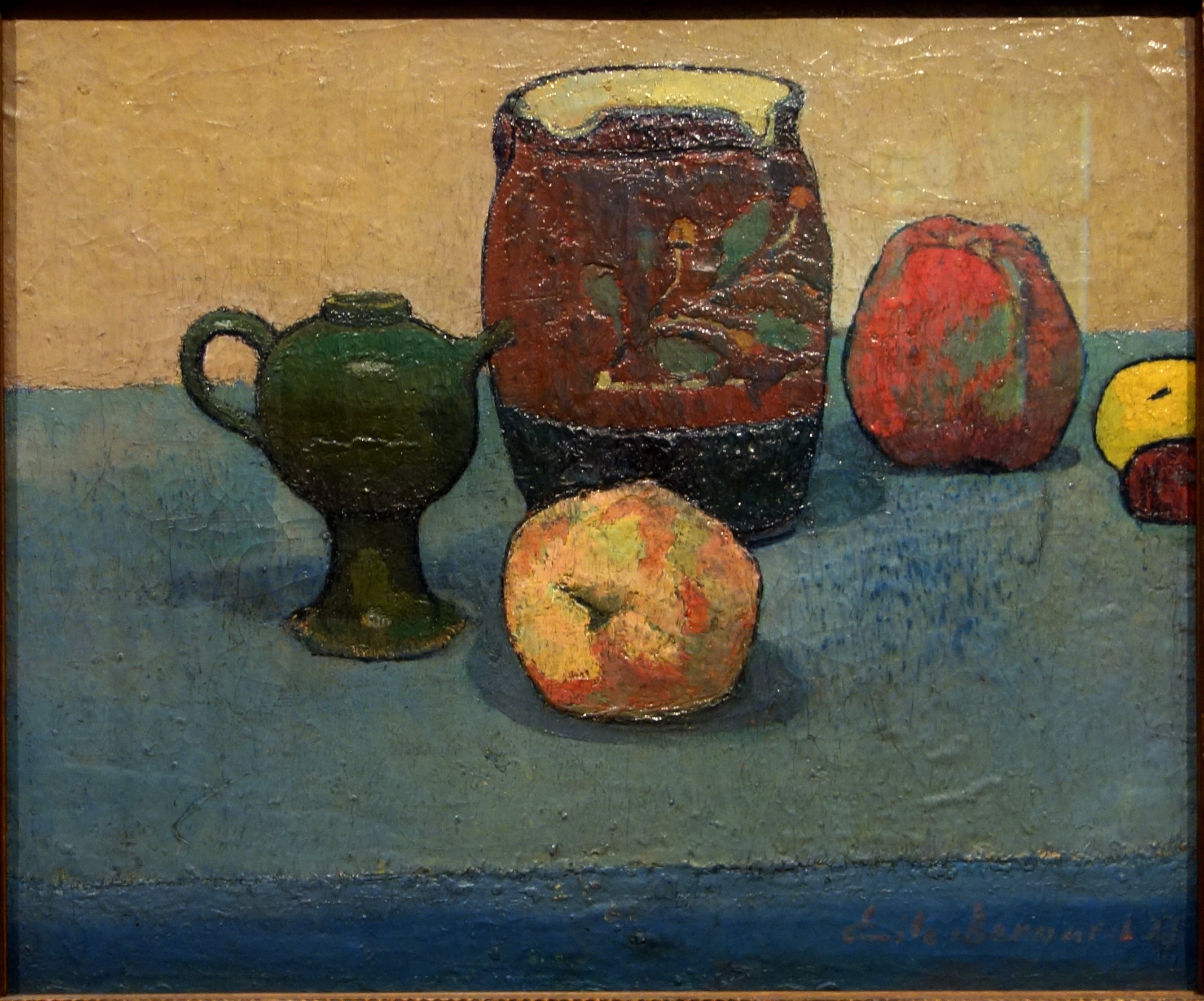 Pots de grès et pommes - Émile Bernard - Alpha Reproduction