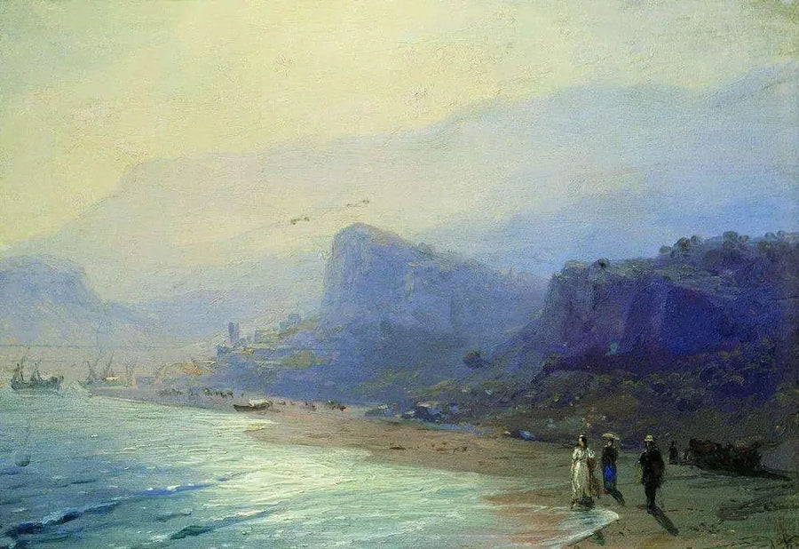 Pouchkine ja Raevskaja Gurzufissa - Ivan Aïvazovski