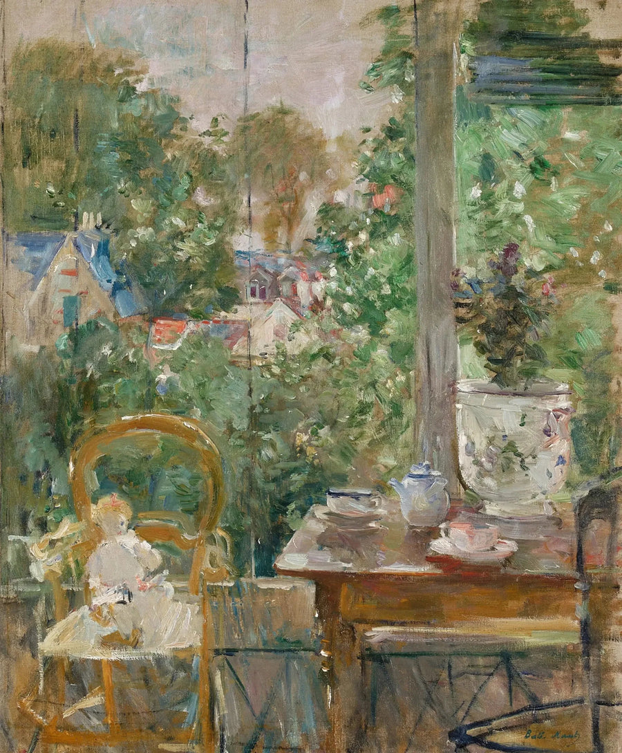 Nukke verannassa - Berthe Morisot