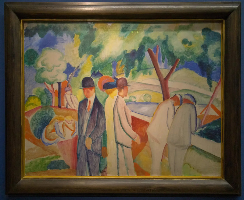 Vaunu (Suuri valoisa vaunu) - August Macke