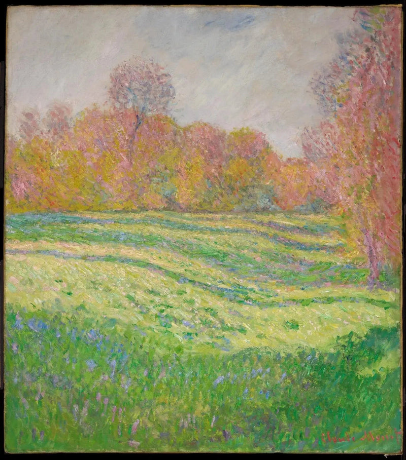 Prairie Givernyssä, syksyn vaikutus W1083 - Claude Monet