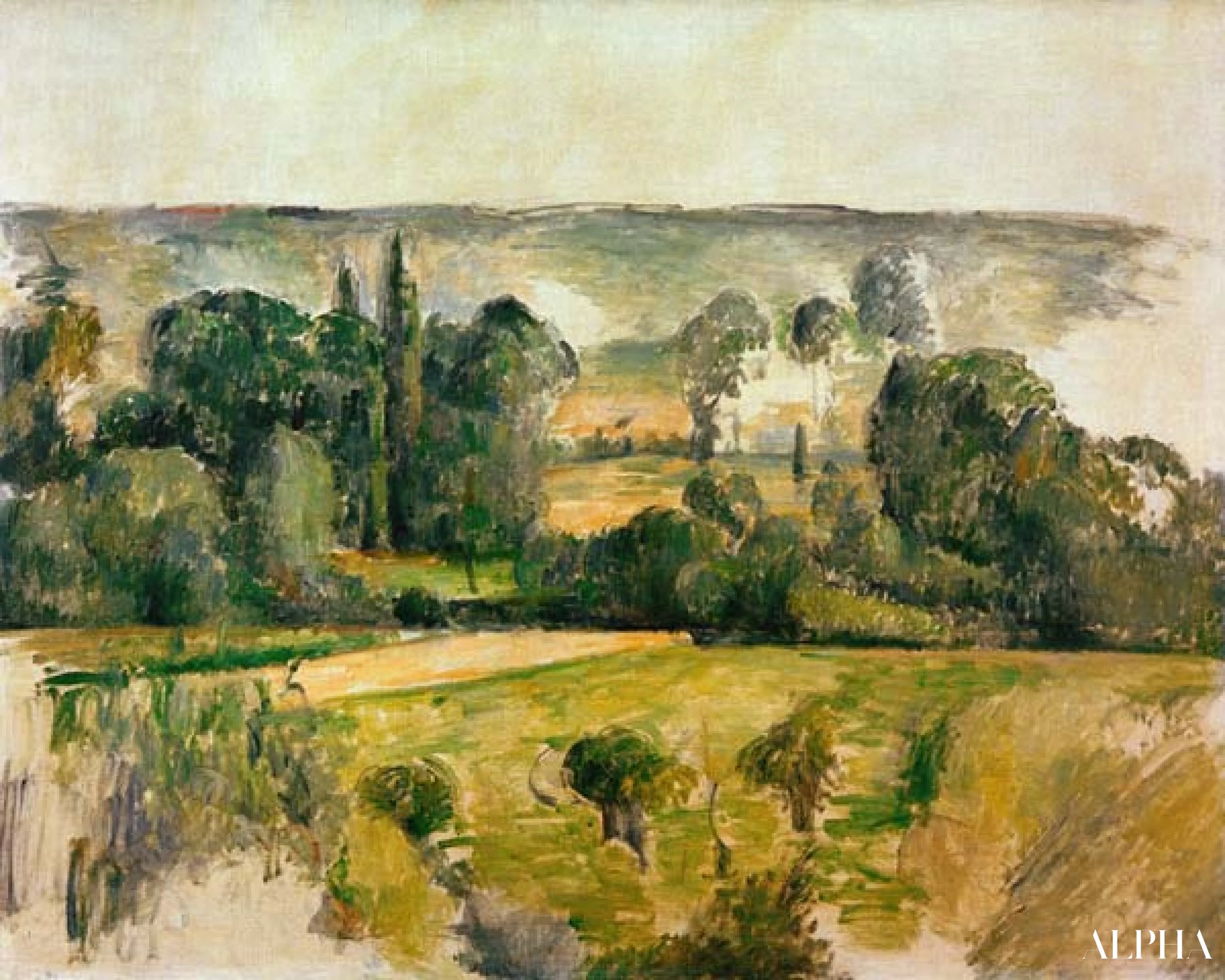 Prairie - Paul Cézanne - Taulujen ja korkealaatuisten maalauksien reproduktiot