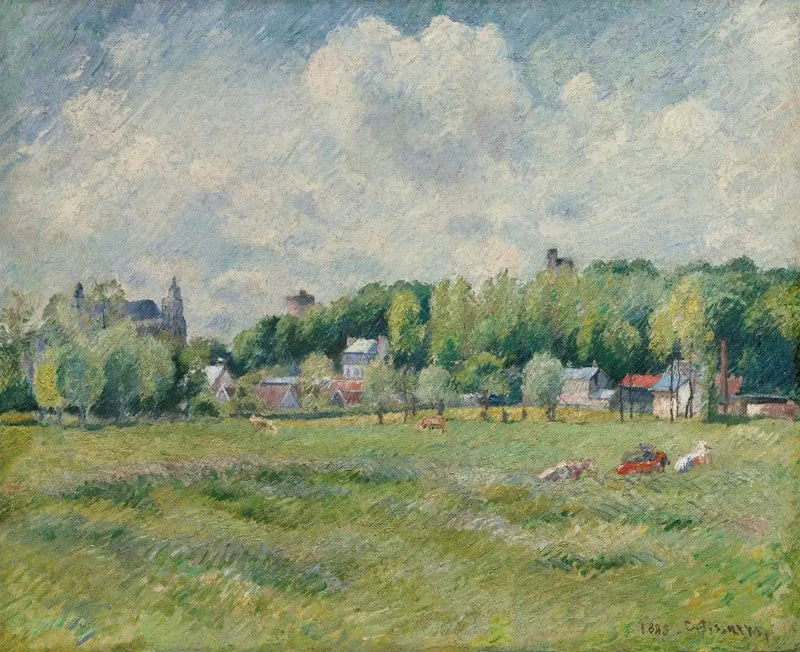 Gisorsin niityt - Camille Pissarro