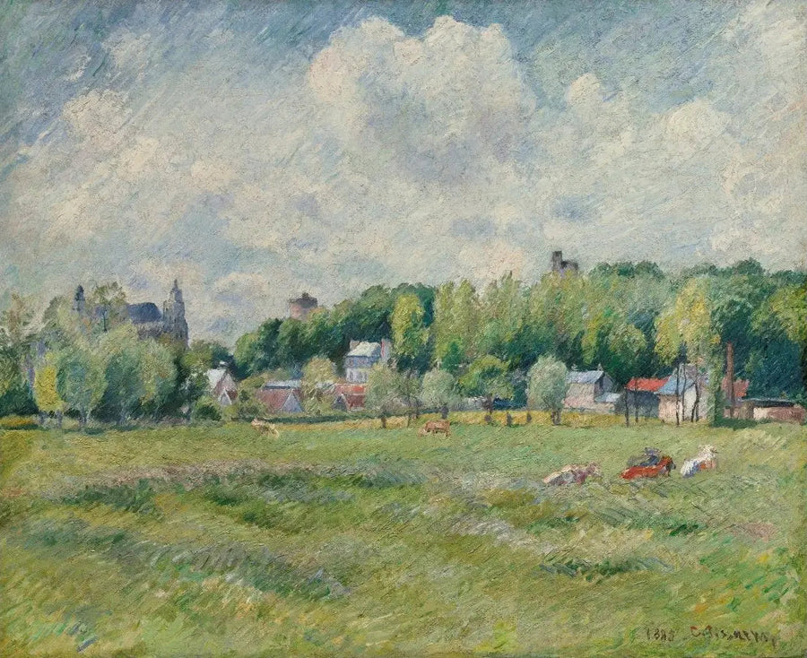 Gisorsin niityt - Camille Pissarro