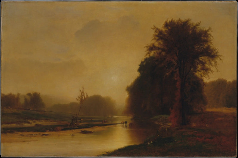 Syksyiset preerialuonnokset - George Inness
