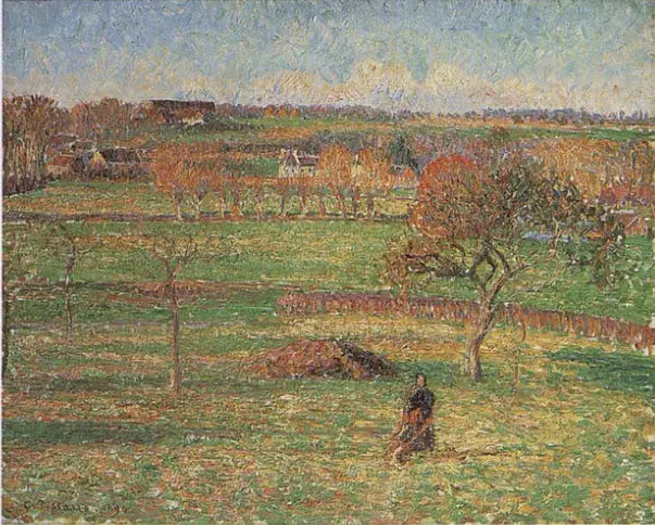 Bazincourtin niityt, syksy - Camille Pissarro